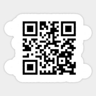 Qr code Sticker